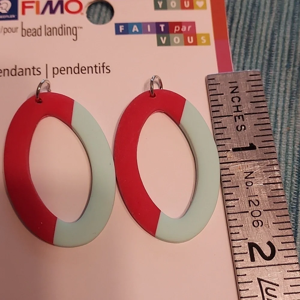 FIMO bead Landing Pendants new